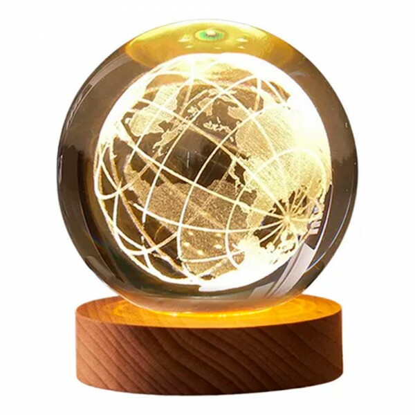 BOLA GLOBO TERRESTRE C/LED USB # ZRSJ-D03