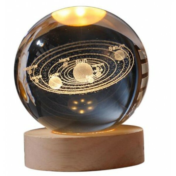 BOLA SISTEMA SOLAR C/LED USB # ZRSJ-D80-5