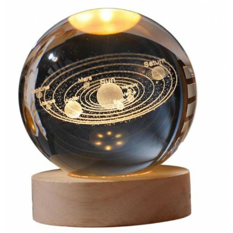 BOLA SISTEMA SOLAR C/LED USB # ZRSJ-D80-5