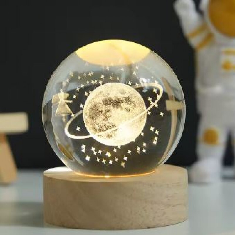 BOLA PLANETA C/LED USB # ZRSJ-D80-8