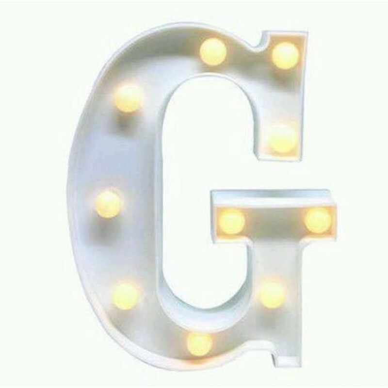 LETRAS C/LED # L01***