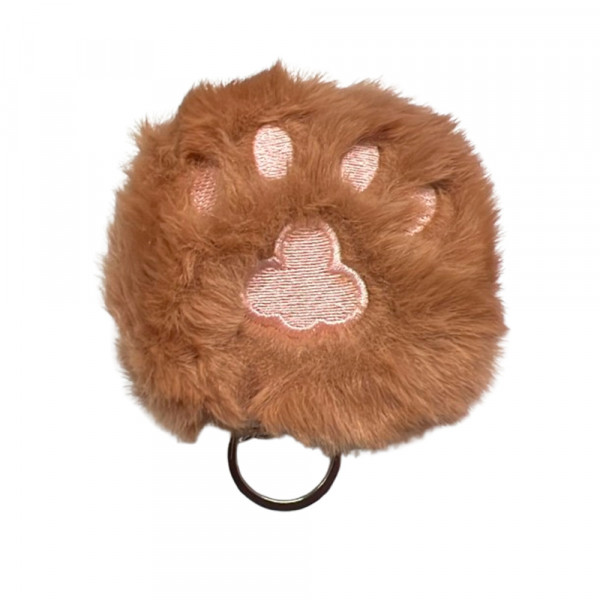 CHAVEIRO FLUFFY PATINHA MARROM 8.5CM #CHP08