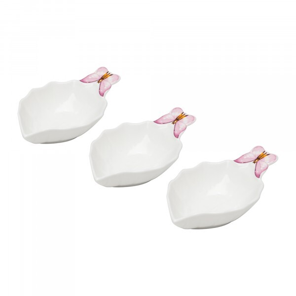 JG BOWLS BORBOLETAS C/3 PCS 13X7X3CM # 1173