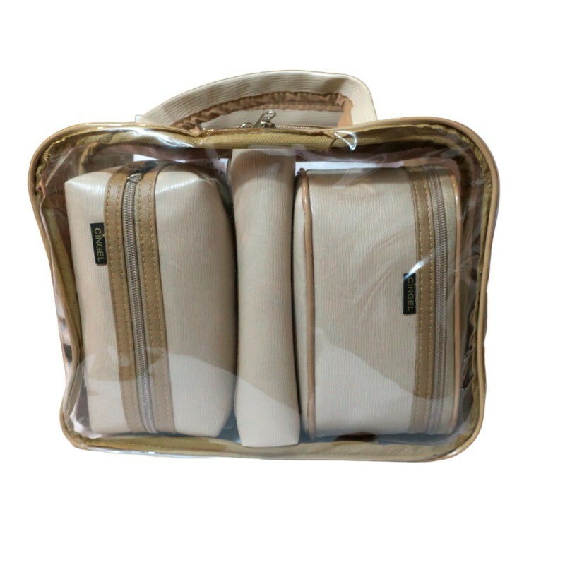 KIT NECESSAIRE CREME C/4 PCS  # 033.S