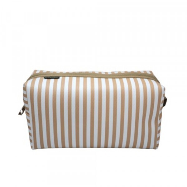 NECESSAIRE LISTRA BEGE # 020 G.S