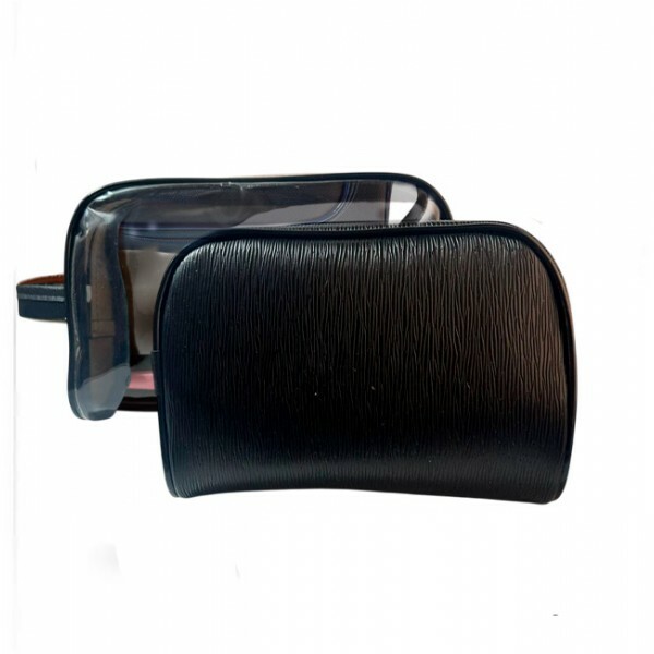 KIT NECESSAIRE PRETA C/2PCS # 2100