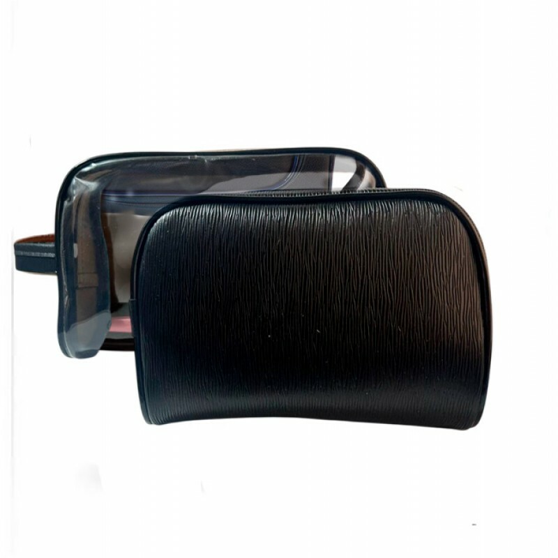 KIT NECESSAIRE PRETA C/2PCS # 2100