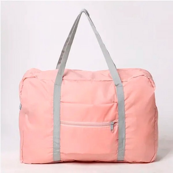 BOLSA SACOLA DOBRAVEL ROSA 45CM #HB69427