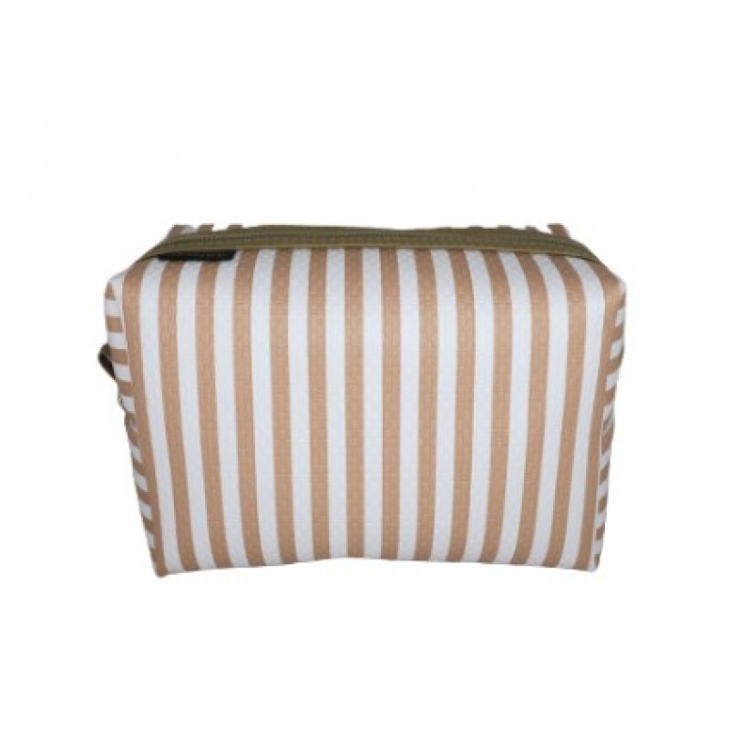 NECESSAIRE ELEGANCE BEGE LISTRA FINA # 020 M.S