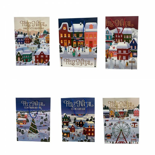 SACOLA NATALINA 28X37X12CM # SCX0162 SACOLA NATALINA 28X37X12CM # SCX0162