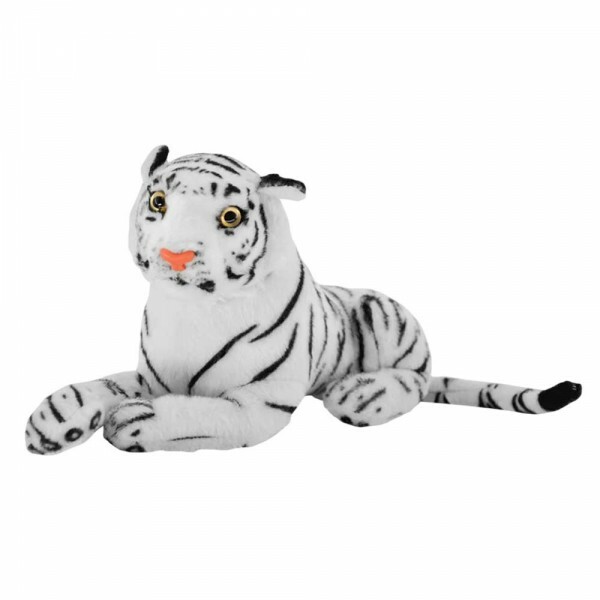TIGRE BRANCO DEITADO 30CM # CAA0002