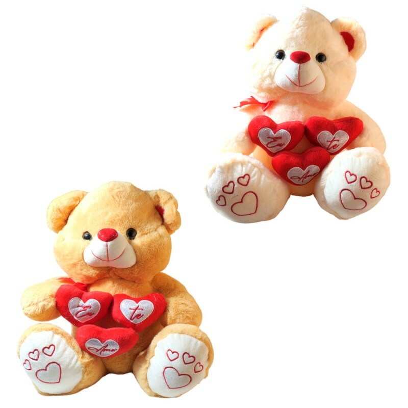 URSO CORACAO TRIPLO 45CM # FG9044