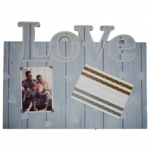 QUADRO C/ PORTA FOTO LOVE # HD61325