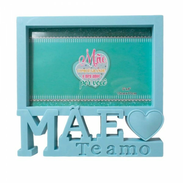 PORTA RETRATO MAE AZUL 10X15CM # HP68418