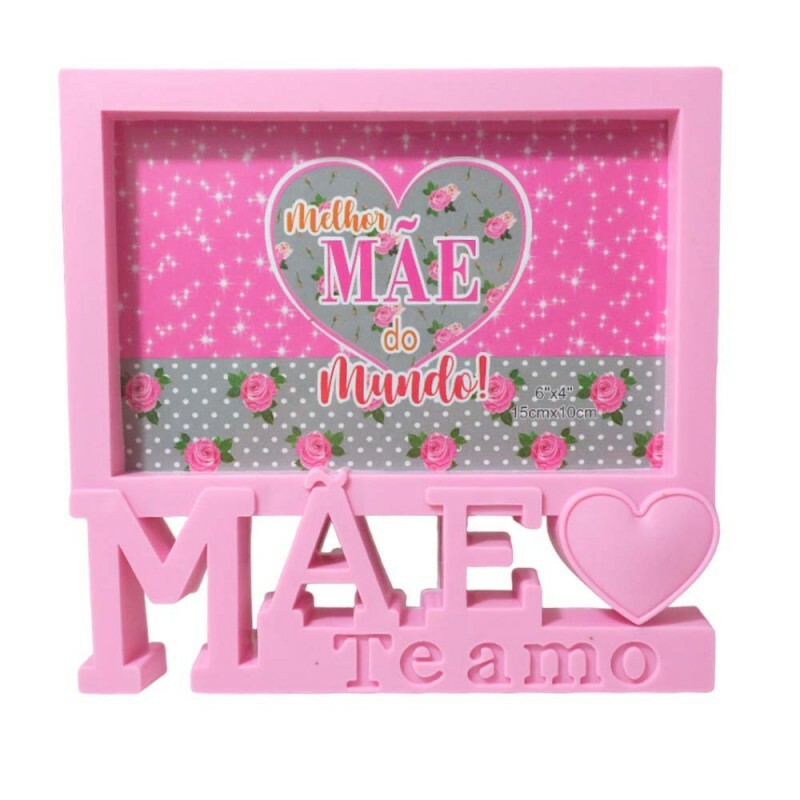 PORTA RETRATO MAE PINK 10X15CM # HP68418