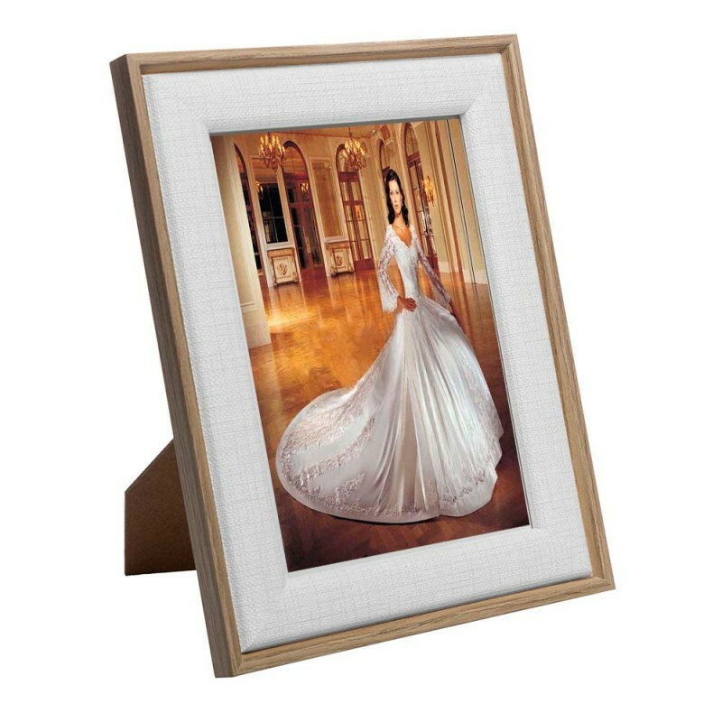 PORTA RETRATO MDF BRANCO 20X15CM # 221669