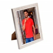 PORTA RETRATO STONE CINZA MDF 10X15CM # 61750