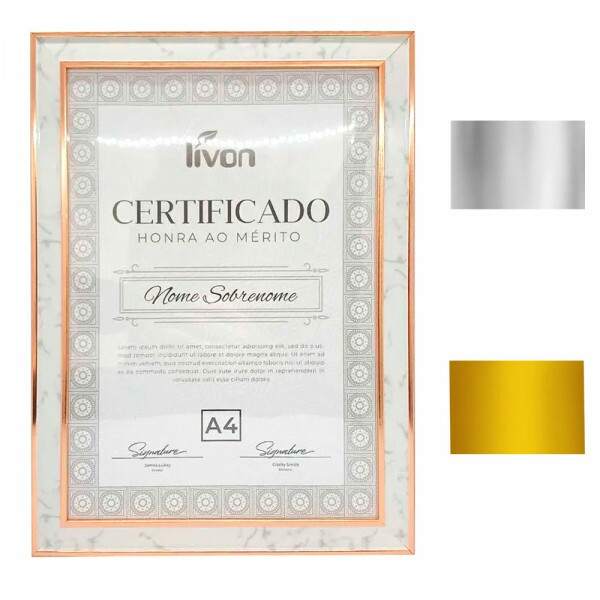 PORTA RETRATO E CERTIFICADO LIRIO A4 # 5454 PORTA RETRATO E CERTIFICADO LIRIO A4 # 5454