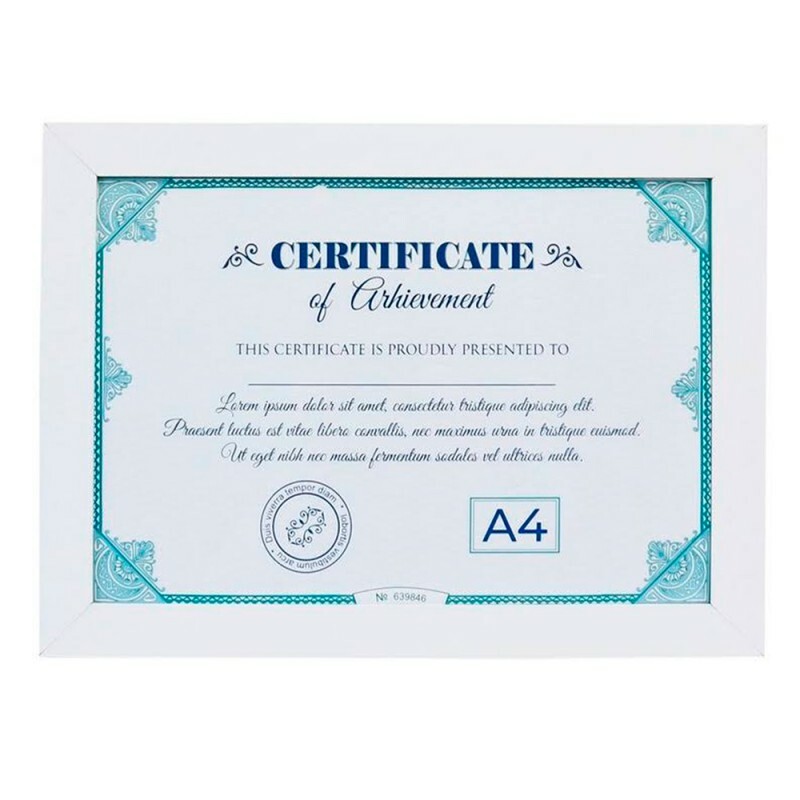 PORTA CERTIFICADO A4 BRANCO # SXBT-5249