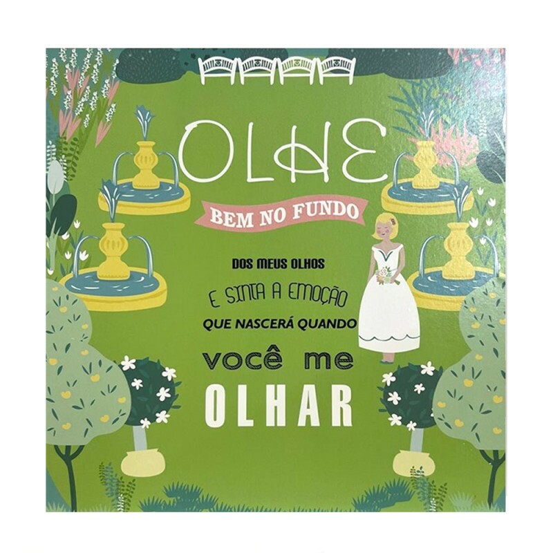 QUADRO OLHE BEM NO FUNDO 20X20CM # QQ1018