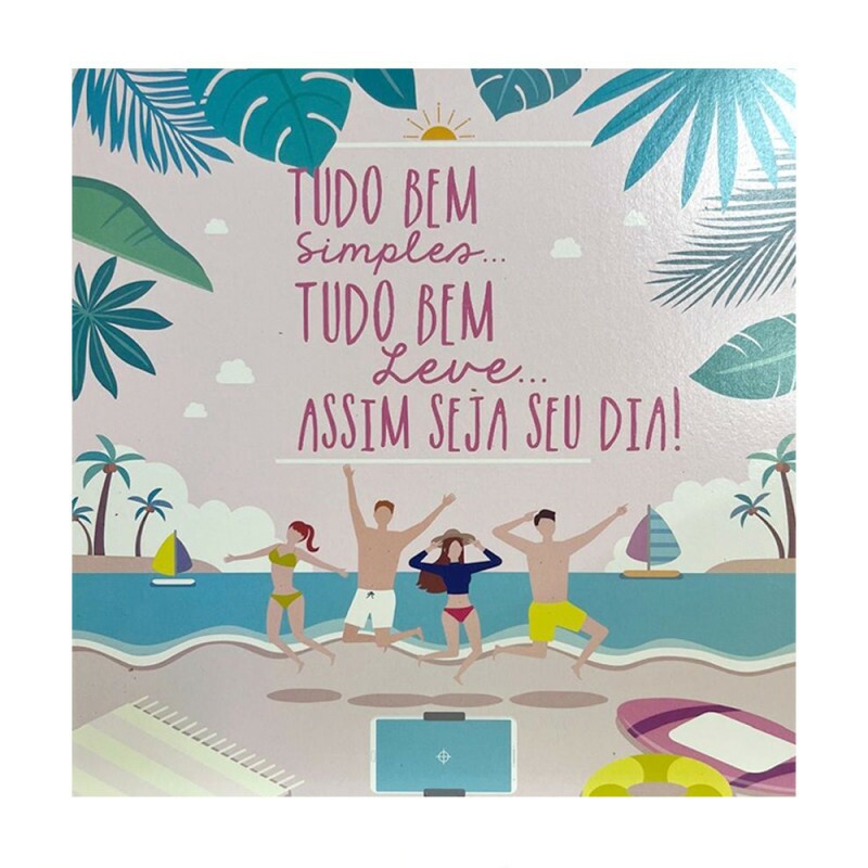 QUADRO TUDO BEM SIMPLES 20X20CM # QQ1018