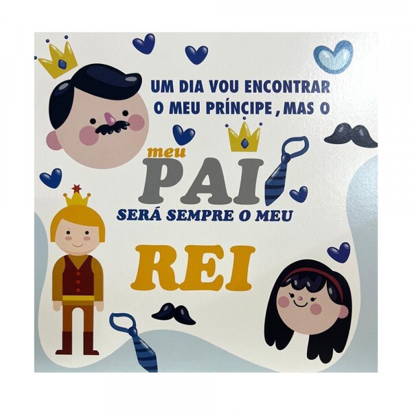 QUADRO UM DIA VOU ENCONTAR 20X20CM # QQ1018