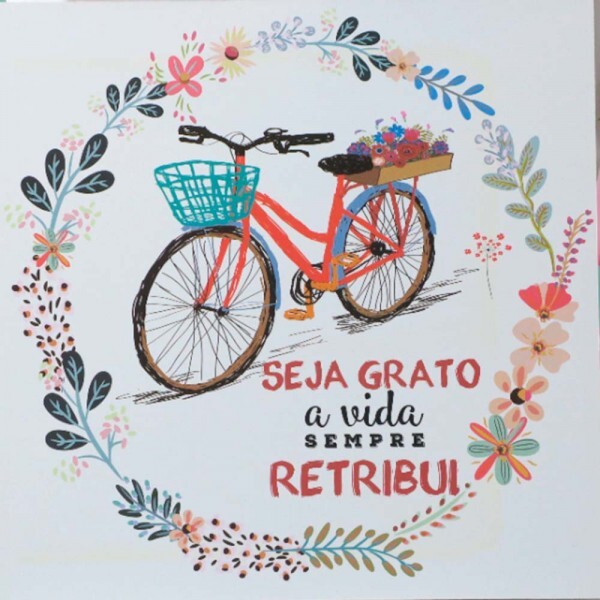 QUADRO SEJA GRATO 20X20 CM # QQ1020