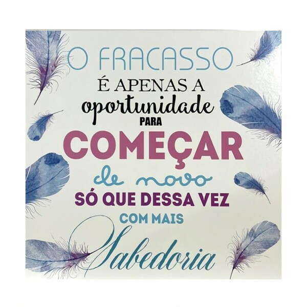 QUADRO O FRACASSO 20X20CM # QQ1021