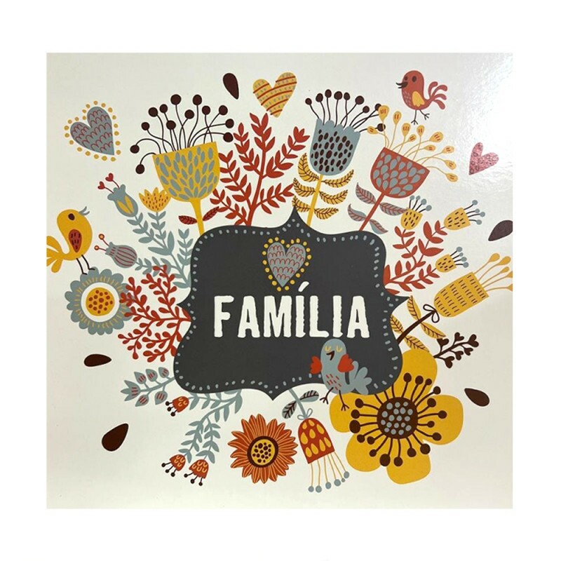 QUADRO FAMILIA 20X20CM # QQ1021