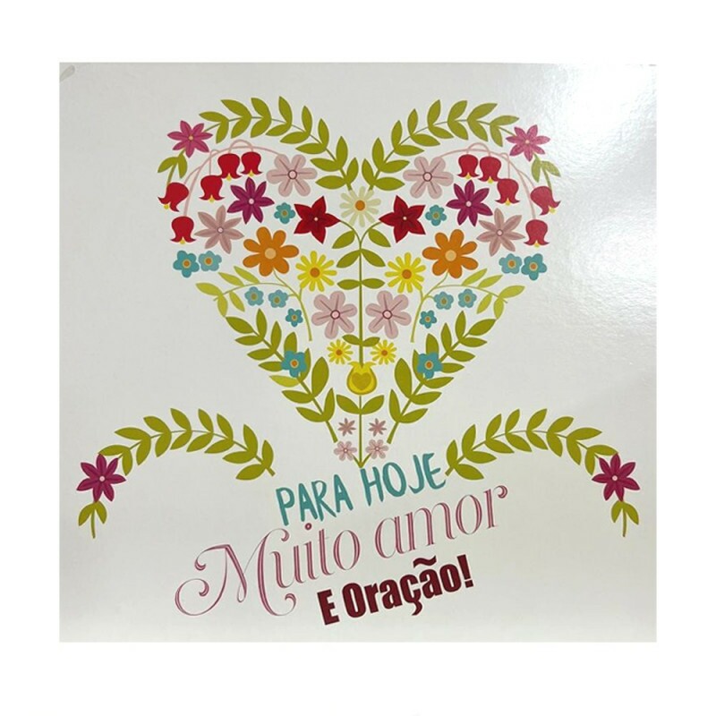 QUADRO PARA HOJE MUITO AMOR 20X20CM # QQ1021