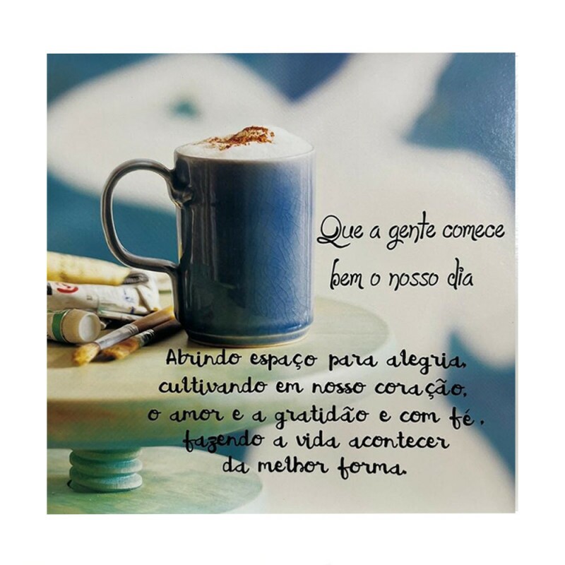 QUADRO QUE A GENTE COMECE 20X20CM # QQ1021