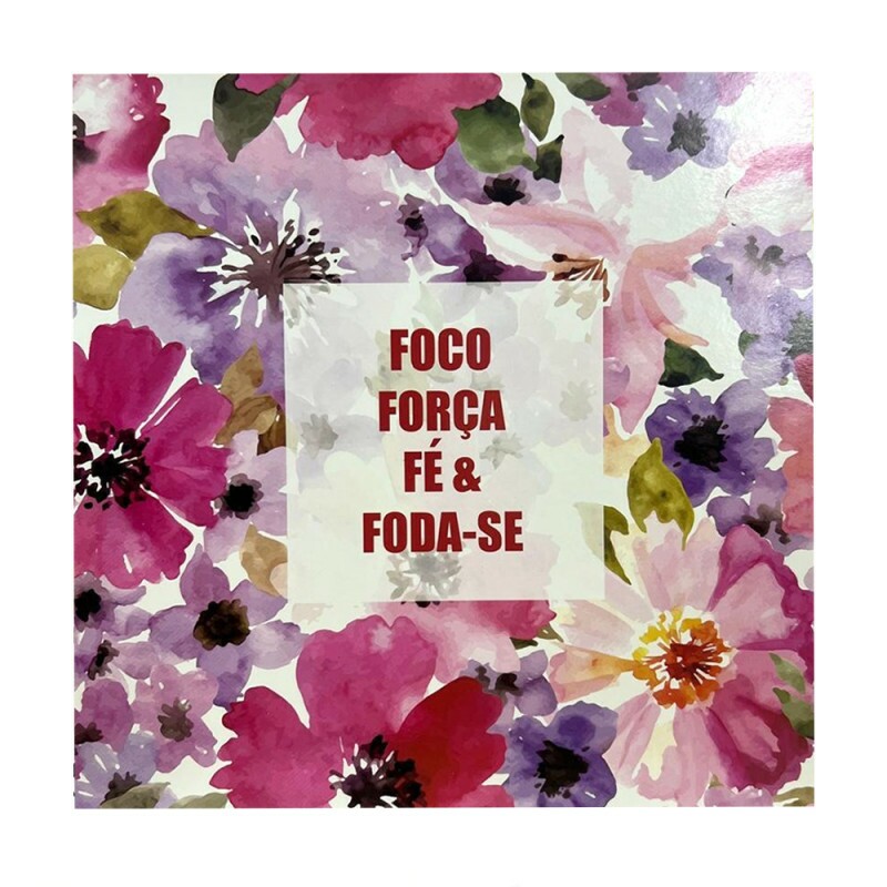 QUADRO FOCO FORCA FE 20X20CM # QQ1021