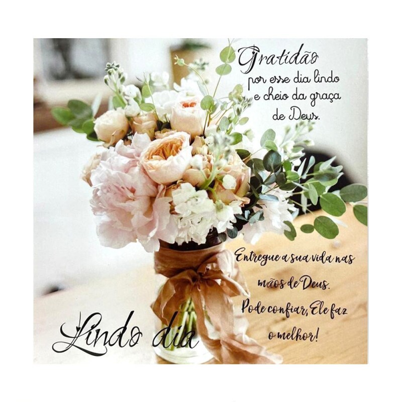 QUADRO GRADITAO POR ESSE DIA 20X20CM # QQ1024