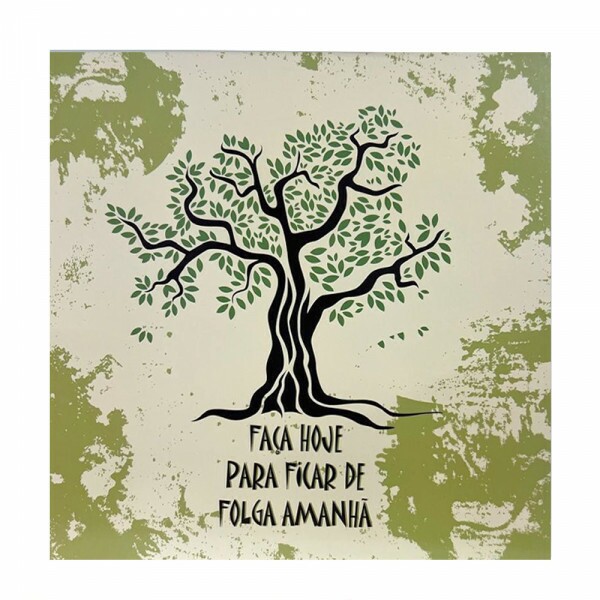 QUADRO FACA HOJE 20X20CM # QQ1024