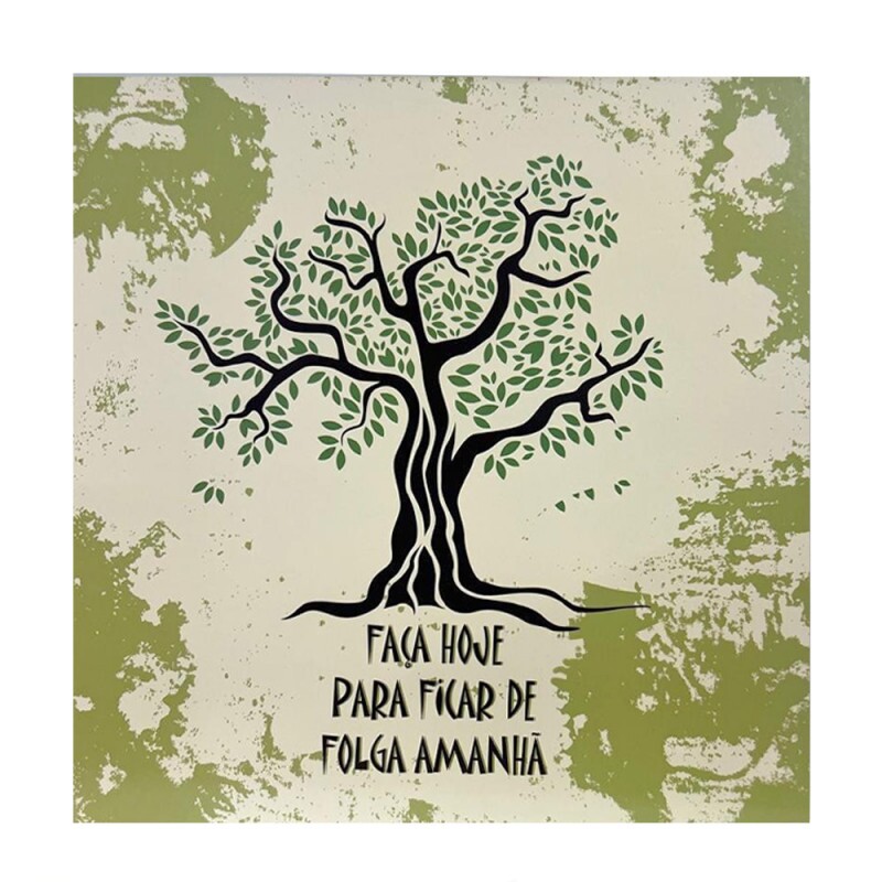 QUADRO FACA HOJE 20X20CM # QQ1024