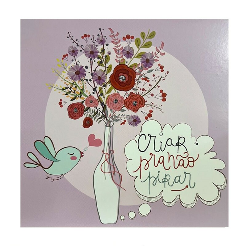 QUADRO CRIAR PRA NAO PIRAR 20X20CM # QQ1024