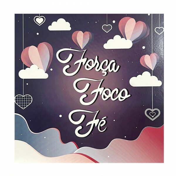 QUADRO FORCA FOCO FE 20X20CM # QQ1024