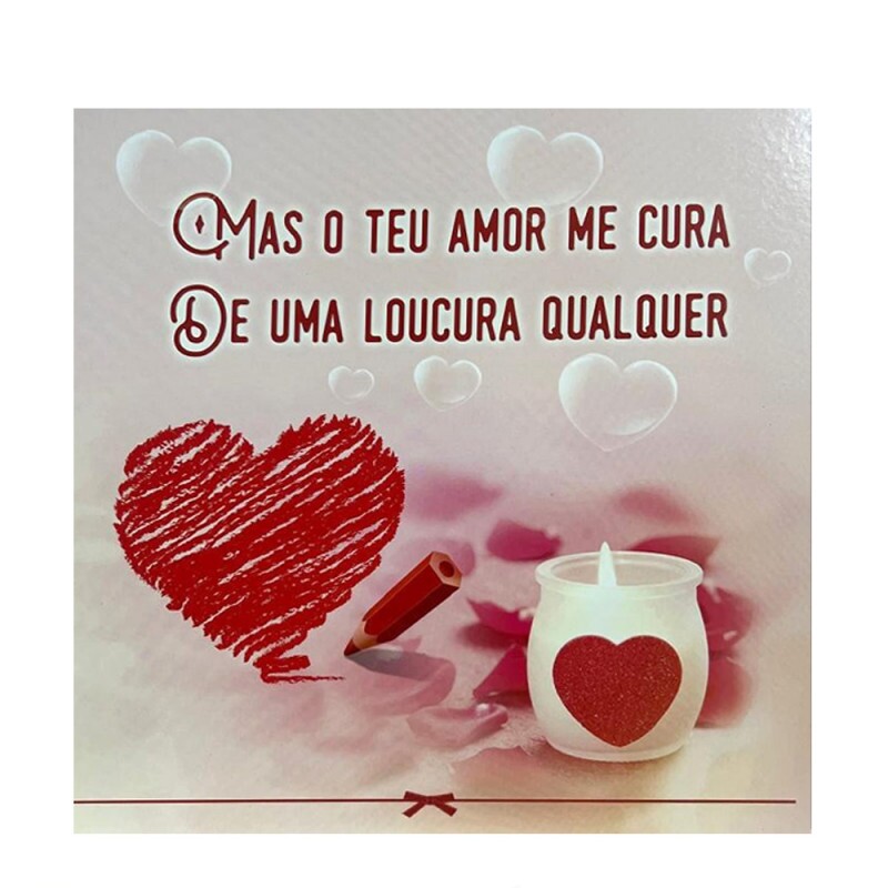 QUADRO MAS O TEU AMOR ME CURA 20X20CM # QQ1025