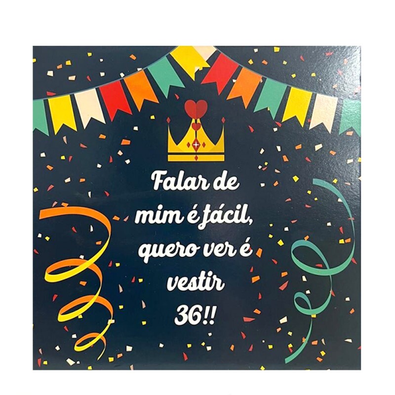 QUADRO FALAR DE MIM E FACIL 20X20CM # QQ1025