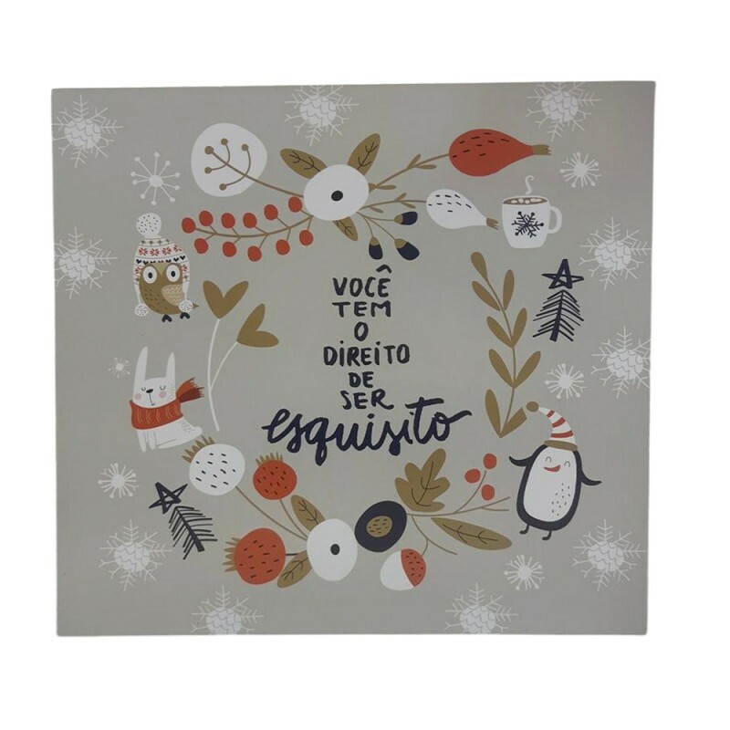 QUADRO VOCE TEM DIREITO 20X20CM #QQ1026