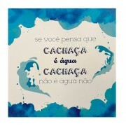 QUADRO SE VOCE PENSA 20X20CM # QQ1028