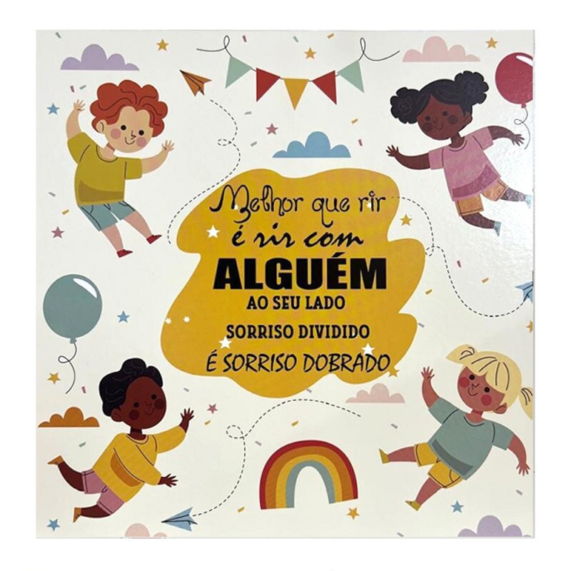 QUADRO MELHOR QUE RIR 20X20CM # QQ1028