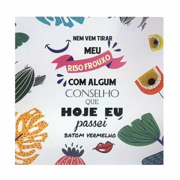 QUADRO NEM VEM TIRAR MEU RISO 20X20CM # QQ1028