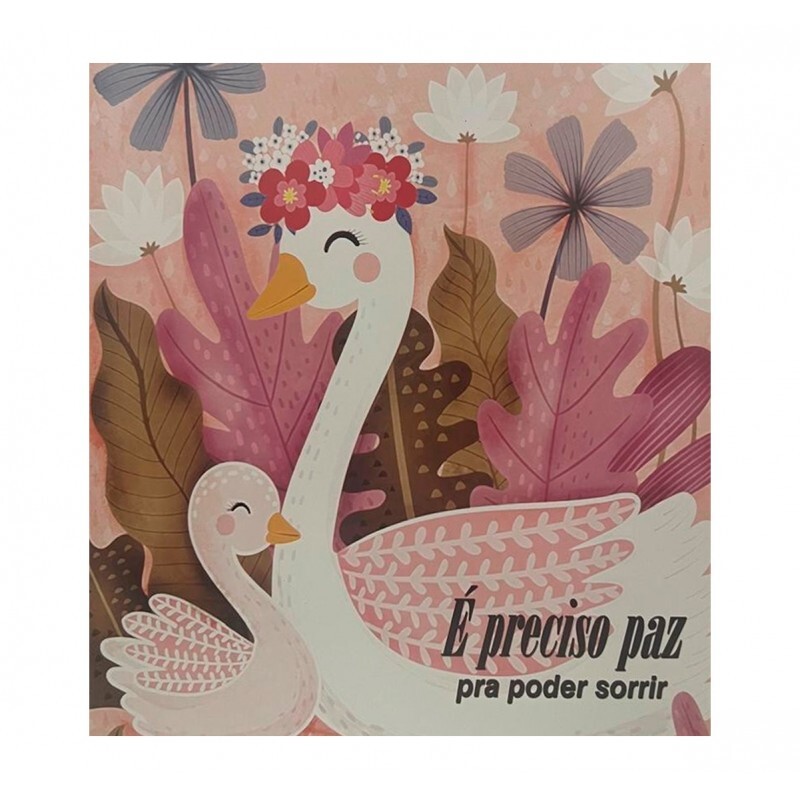 QUADRO E PRECISO PAZ 20X20 CM #QQ1029