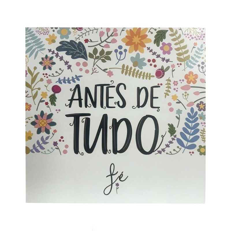 QUADRO ANTES DE TUDO 20X20 CM #QQ1029