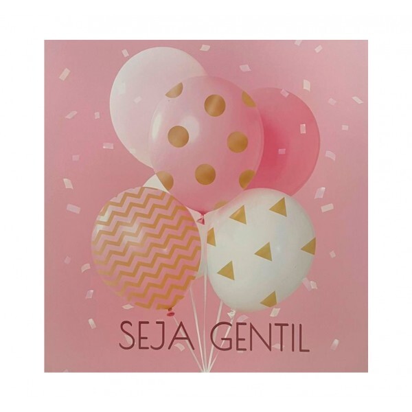 QUADRO SEJA GENTIL 20X20 CM #QQ1029