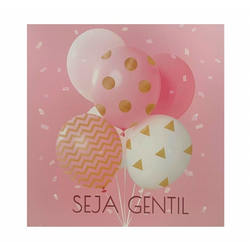 QUADRO SEJA GENTIL 20X20 CM #QQ1029