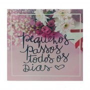 QUADRO PEQUENOS PASSOS  20X20CM # QQ1008