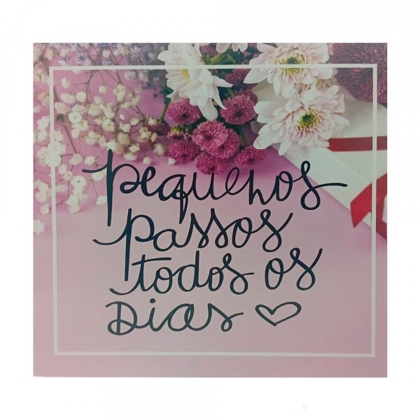 QUADRO PEQUENOS PASSOS  20X20CM # QQ1008
