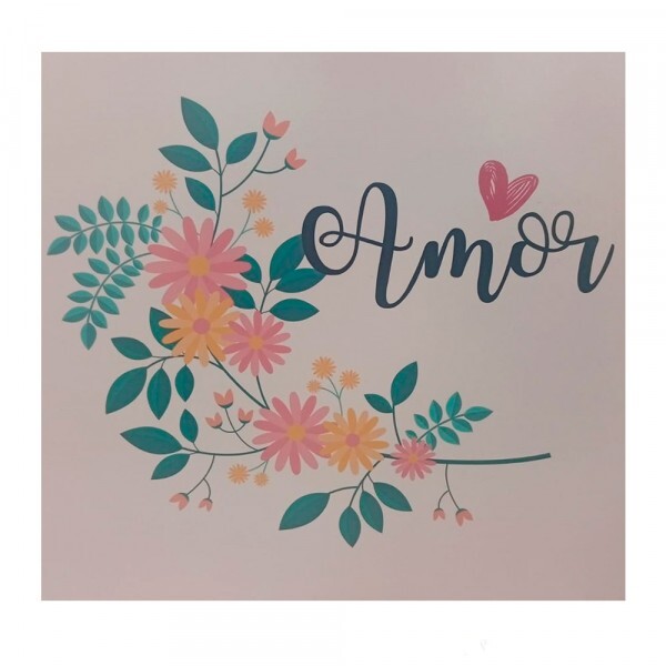 QUADRO AMOR 20X20CM # QQ1008